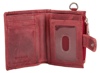 Thumbnail 3: American Bison Genuine Leather RFID Card & ID Wristlet with Zippered Pouch 