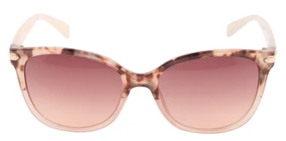 Thumbnail 3: JONES NEW YORK Women's Cat Eye Brown to Pink Lens Sunglasses 