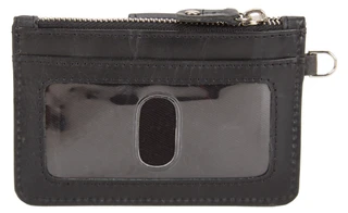 Thumbnail 3: American Bison Genuine Leather RFID Card & ID Wristlet with Zippered Pouch 