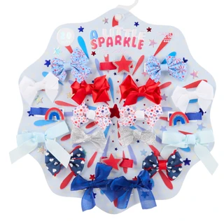 Thumbnail 1: Capelli 20 Pk Hair Bow Clips  