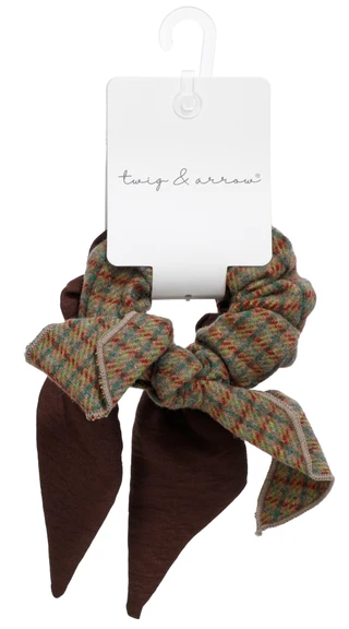 Thumbnail 1: TWIG & ARROW 2 Pk Bow Scrunchies 