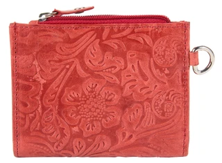 Thumbnail 2: American Bison Genuine Leather RFID Card & ID Wristlet with Zippered Pouch 