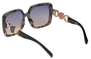 Thumbnail 2: Jessica Simpson Women's Large Square Sunglasses with Gold Logo 