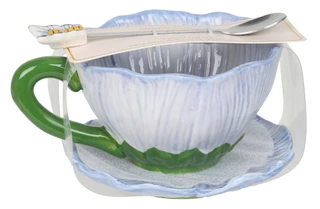 Thumbnail 1: Simple & Sweet 3 Pc Teacup Set 
