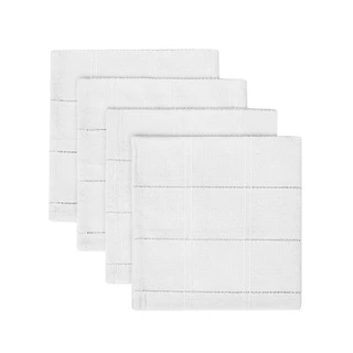 Thumbnail 1: IZOD White Chadwick Christmas Napkin Set - 4 Piece 