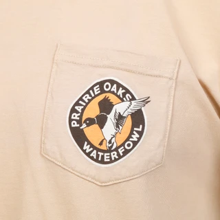 Thumbnail 4: Prairie Oaks Waterfowl Men's Duck Call Graphic Pocket Tee 