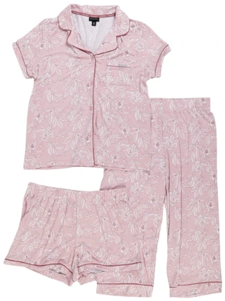 Thumbnail 1: Tahari Women's 3-Piece Sleep Set 