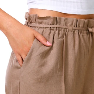 Thumbnail 3: Cisono Juniors Paperbag Waist Beach Pants 