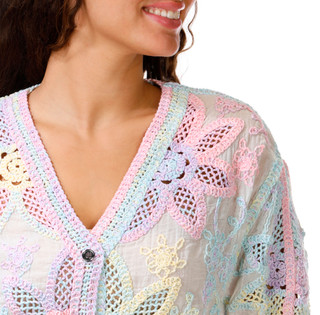 Thumbnail 3: POL Women's Crochet Kimono 