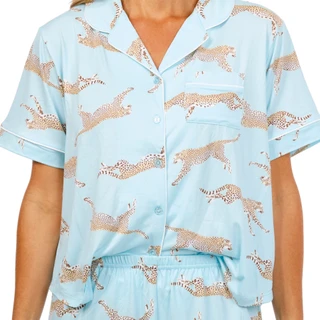 Thumbnail 3: FLORA NIKROOZ Women's Short Sleeve Shorty Pajama Set 
