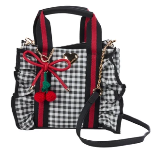 Thumbnail 1: Luv Betsey Canvas Mini Tote With Ruffle Detail 