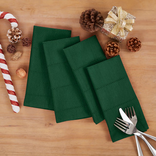 Thumbnail 2: IZOD Green Chadwick Christmas Napkin Set - 4 Piece 