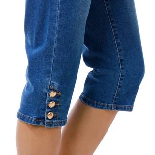 Thumbnail 3: Bleu Petite Snap Button Hem Capris 