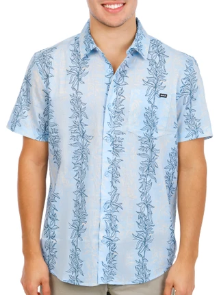 Thumbnail 1: Hurley Men's Tropical Pocket Button Up Shirt 