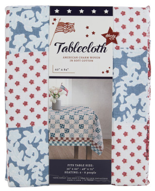 Thumbnail 1: Liberty & Co 60x84 Americana Tablecloth 