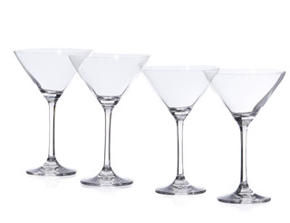 Thumbnail 1: Martha Stewart 4 Pk Glass Martini Set 