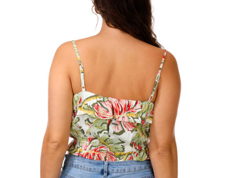 Thumbnail 3: Hurley Juniors Floral Malibu Tank 