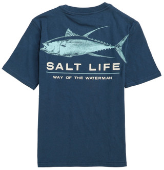 Thumbnail 1: Salt Life Big Boys Short Sleeve Deep Ventures Graphic Tee 