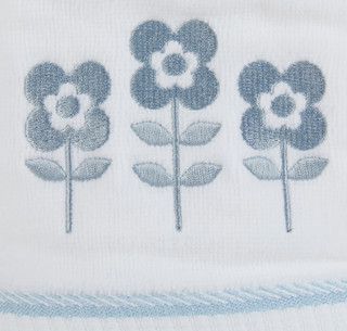 Thumbnail 2: Caro Home 2 Pk Daisy Garden Hand Towels Set 