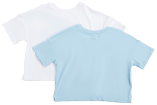 Thumbnail 2: 90 Degree Big Girls 2 Pk Active Crop Tops 