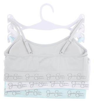 Thumbnail 2: Jessica Simpson Big Girls 3 Pk Ribbed Seamless Bralettes 