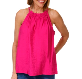 Thumbnail 1: DKNY Women's Crinkle Halter Top 