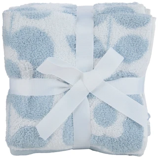 Thumbnail 2: Caro Home 4 Pk Ultra Soft Daisy Garden Washcloths Set 