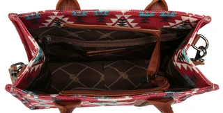 Thumbnail 2: Wrangler Aztec Small Canvas Tote Bag 
