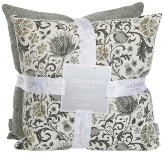 Thumbnail 1: Southport Studio 2 Pk Floral Botanical Decorative Throw Pillows Set 