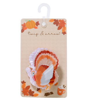 Thumbnail 1: TWIG & ARROW Harvest Turkey Claw Hair Clip 