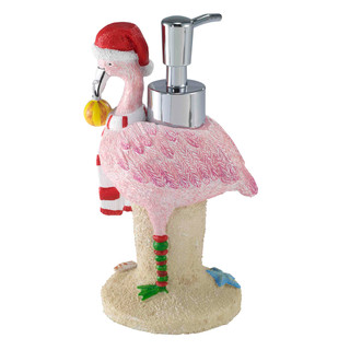 Thumbnail 2: AVANTI Christmas Beach Flamingo Lotion Pump 