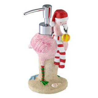 Thumbnail 1: AVANTI Christmas Beach Flamingo Lotion Pump 
