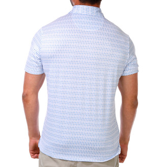 Thumbnail 2: Tailor Byrd Men's Martini Glasses Printed Performance Polo 