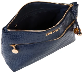 Thumbnail 2: NINE WEST Crocodile Embossed Cosmetic Bag 