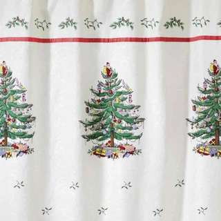 Thumbnail 4: Spode Christmas Tree Shower Curtain 
