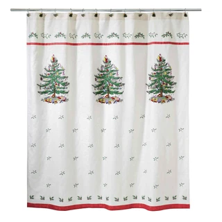 Thumbnail 1: Spode Christmas Tree Shower Curtain 