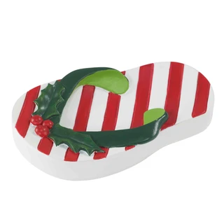 Thumbnail 1: AVANTI Christmas Flip Flop Soap Dish 