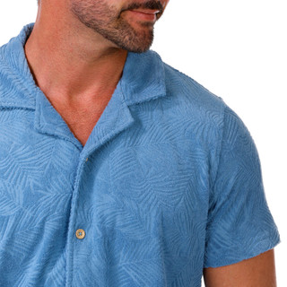 Thumbnail 2: Southern Tide Men's Beach Terry Camp Button Down Shirt 
