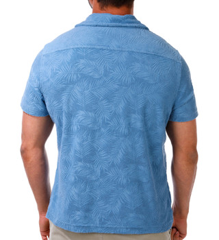 Thumbnail 3: Southern Tide Men's Beach Terry Camp Button Down Shirt 