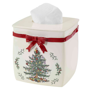 Thumbnail 5: Spode Christmas Tree Tissue Box Cover 