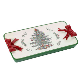 Thumbnail 1: Spode Christmas Tree Bath Tray 