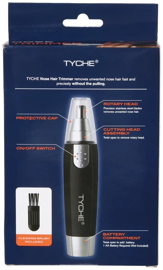 Thumbnail 2: Tyche Nose Hair Trimmer w/ Cleaning Brush  