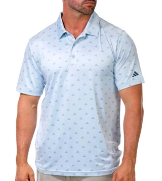 Thumbnail 1: Adidas Men's Go To Performance Print Polo 