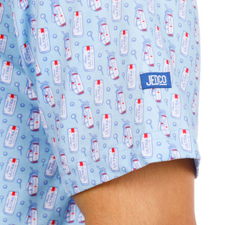 Thumbnail 5: Jedco Men's Short Sleeve Printed Performance Polo 