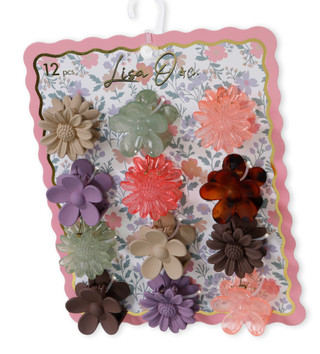 Thumbnail 2: LISA & CO 12-Piece Mini Multi Flower Clips 
