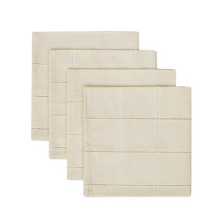 Thumbnail 1: IZOD Ivory Chadwick Christmas Napkin Set - 4 Piece 