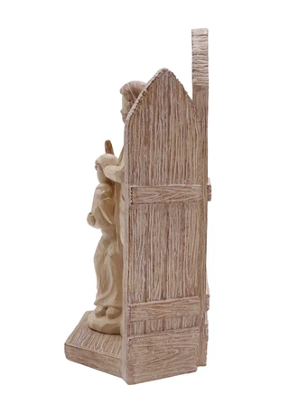 Thumbnail 2: Magical Season 10" Holy Family Nativity House Decor 