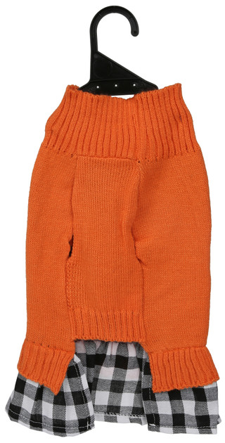 Thumbnail 2: PET POSSE Halloween Spooky Bow Pet Sweater Dress 
