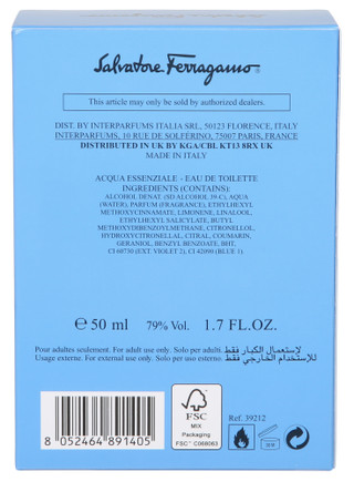 Thumbnail 2: FERRAGAMO 1.7 oz Acqua Essenziale Eau de Toilette For Him 
