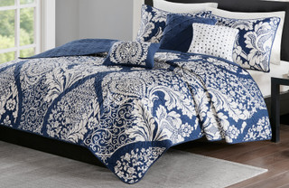 Thumbnail 2: Madison Park Madison Park Vienna 6 Piece Coverlet Set 